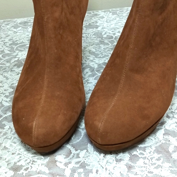 Worthington Brown Suede Women Ankle Boots Size 7 M - Picture 8 of 17